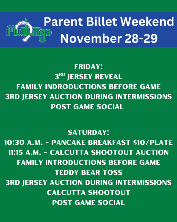 2025 Parent Billet Weekend