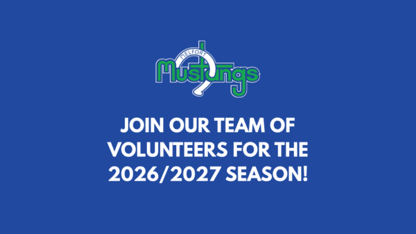 Mustangs Seeking Volunteers for 2026/2027 Season